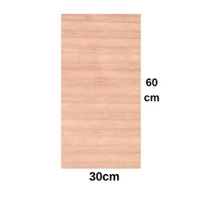 Shiny Açık Kahverengi Ahşap Desen 60x30cm Yapışkanlı Mutfak Banyo Kaplama Duvar Paneli Kağıdı Tx-108