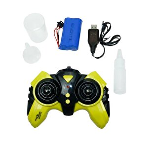 Vardem Uzaktan Kumandalı Full Fonksiyon 2.4ghz Şarjlı Su Atan Tornado Tank Sarı 666806