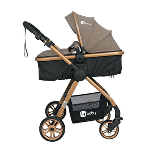 Esse Model Gold Kahve Travel Bebek Arabası Puset