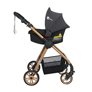 Esse Model Gold Antrasit Travel Bebek Arabası Puset