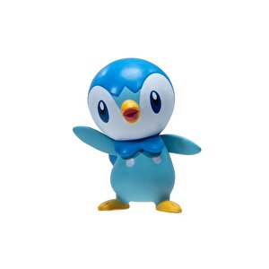 Pokemon Clip N Go Piplup Figür Ve Kemer Seti Pkw3159