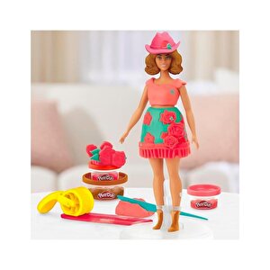 Play Doh Barbie Çiçekli Ve Püsküllü Oyun Hamuru Seti G1360