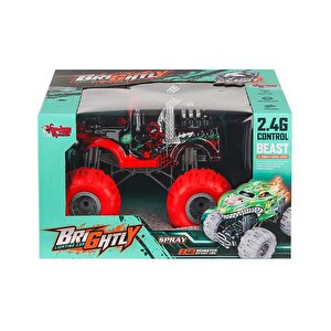 Vardem Uzaktan Kumandalı Full Fonksiyon Şarjlı 2.4ghz Işıklı Buharlı Off Road Kamyon Kırmızı Rq3049