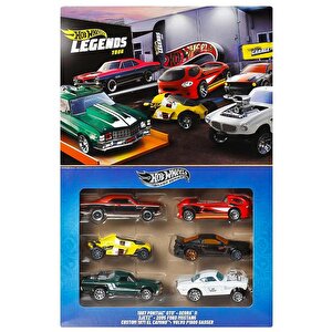 Hot Wheels Silver Series Efsane Temalı 6lı Metal Araba Seti Jby78