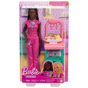 Barbie Kariyer Bebeği Bebek Doktoru Jcr73