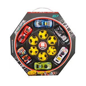 s Çek Bırak Pervaneli Yarış Arabası Çantalı Set 6lı