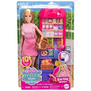 Barbie Ve Teresanın Dostluk Tarifi Malibu Markette Bebek Ve Oyun Seti Jct05