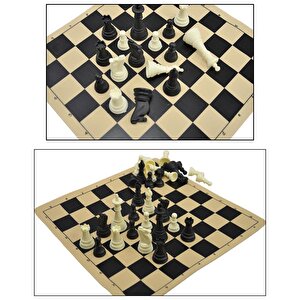 Profesyonel Kalın Silikon Tabanlı Satranç Takımı