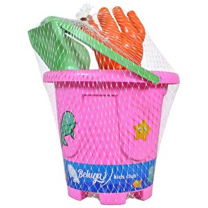 Çocuk Oyuncak Kova Seti Pembe