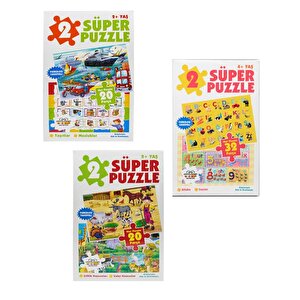 Süper Puzzle 3lü Set 0 6 Yaş Yayınları