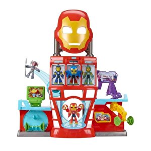 Marvel Iron Man And His Awesome Friends Iron Quarters Oyun Seti G1259