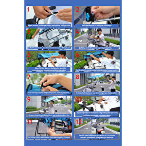 Robo Motorsiklet Tentesi Siyah (tüm Motorsikletlerle Uyumludur)