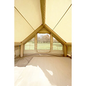 Robo 6 Kişilik 4 Mevsim Şişme Kamp Çadırı (oxford 210t Upf>40 Kumaş, -40 °c'ye Kadar Kullanım)