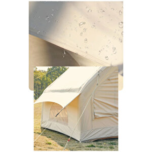 Robo 6 Kişilik 4 Mevsim Şişme Kamp Çadırı (oxford 210t Upf>40 Kumaş, -40 °c'ye Kadar Kullanım)