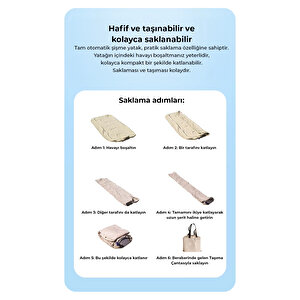 Kendi Kendine Şişen Otomatik Çift Kişilik Yatak