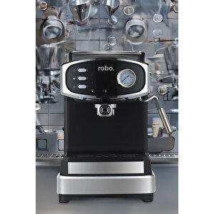 Robo Süt Köpürtücülü Espresso Latte Cappuccino Americano Kahve Makinesi 1.5 Litre