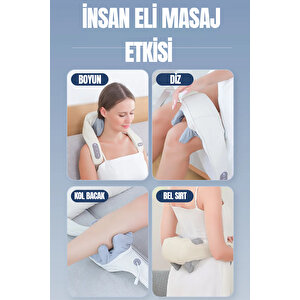 Şarjlı Ovmalı Isıtmalı Masaj Aleti Insan Eli Yoğurma Hissi