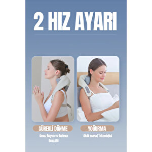 Şarjlı Ovmalı Isıtmalı Masaj Aleti Insan Eli Yoğurma Hissi