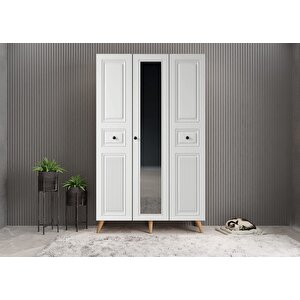 Bar Membran Kapak Portmanto Çam&beyaz 120cm P.u.m.b_3 120 cm