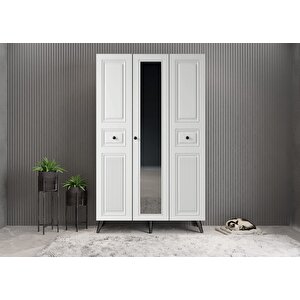 Bar Membran Kapak Portmanto Füme&beyaz 120cm P.u.m.b_2 120 cm