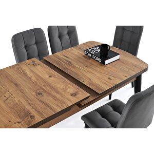 Milano Suna Banklı Mdf Mutfak Masa Sandalye Takımı 60x100