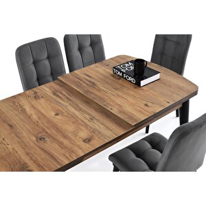 Milano Suna Banklı Mdf Mutfak Masa Sandalye Takımı 60x100