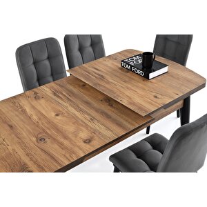 Milano Suna Banklı Mdf Mutfak Masa Sandalye Takımı 60x100