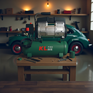 Klpro Klk8sh 8 Bar 8 Litre 2hp Sessiz Ve Yağsız Hava Kompresörü