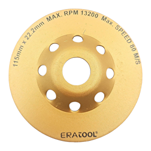 Fixonic Eratool Era50365 115mm Turbo Sıra Elmas Yüzey Temizleme