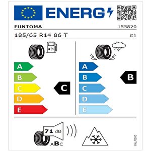 185/65 R14 Tl 86t Roadfun Winter Oto Kış Lastiği (üretim Tarihi:2025)