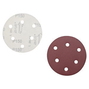 Fixonic Valiente Val15065 125mm P150 (150 Kum) Delikli Cırt Zımpara (100 Adet)