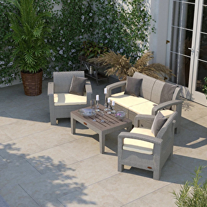 Holiday Toscana Balkon Takımı Gri