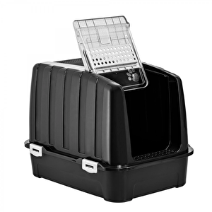 Comanchero Büyük Kapalı Kedi Tuvaleti Antrasit