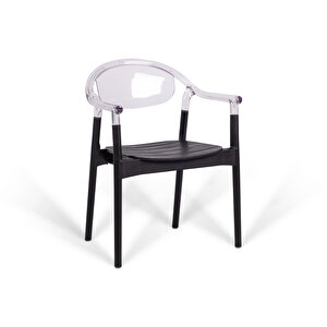 Tokyo Kafe Sandalyesi 2'li Siyah