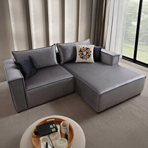 Arven Köşe Koltuk Takımı Gri Gri