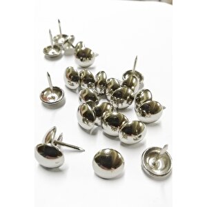 100 Adet 11 Mm Nikel Kabara Raptiye Hobi Çivisi Koltuk Çanta Tasarım Aksesuar Süsü