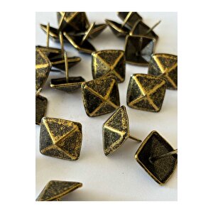 25 Adet 20 Mm Piramit Antik Kabara Raptiye Hobi Çivisi Koltuk Çanta Tasarım Aksesuar Süsü