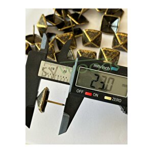 25 Adet 20 Mm Piramit Antik Kabara Raptiye Hobi Çivisi Koltuk Çanta Tasarım Aksesuar Süsü