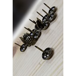 100 Adet 11 Mm Petek Kabara Raptiye Hobi Çivisi Koltuk Çanta Tasarım Aksesuar Süsü