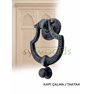 Dövme Kapı Çalma Taktak Pirinç Kapı Tokmağı Oksit