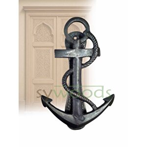 Çapa Model Pirinç Döküm Kapı Taktak Kapı Tokmağı Oksit