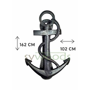 Çapa Model Pirinç Döküm Kapı Taktak Kapı Tokmağı Oksit