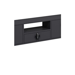 1314dropdd-32 Duvara Montaj Tv Sehpasi-antrasit-gümüş-siyah