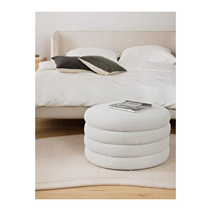 Desi̇n Sandıklı Puf .bench Makyaj Pufu . Puf Minder