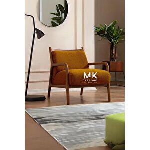 Berjer Ayaklı Tekli Koltuk Tekli Berjer Koltuk Tekli Hardal Sarısı