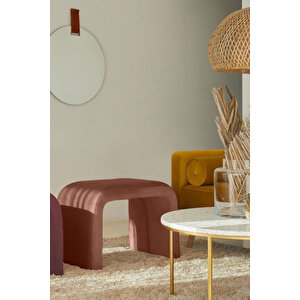 Desi̇n Puf C Puf U Puf Yumuşak Puf Bench Tarçın