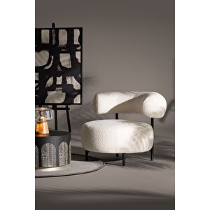 Berjer Ayaklı Tekli Koltuk, Pofuduk Berjer , Bebek Emzirme Koltugu Beyaz