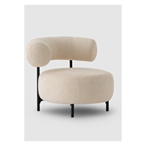 Berjer Ayaklı Tekli Koltuk, Pofuduk Berjer , Bebek Emzirme Koltugu Beyaz