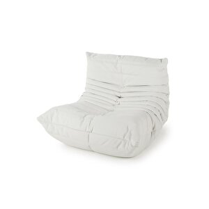 Desi̇n Pofuduk Berjer , Tekli Koltuk , Tekli Berjer Koltuk , Modern Berjer Beyaz