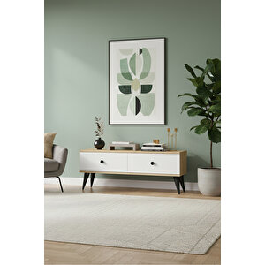 Tsa1202db - Mona Tv Stand Safi̇rmeşe-beyaz 120cm Safirmeşe-Beyaz